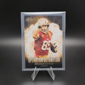 2023 Panini Illusions "Operation Detonation" Insert George Kittle San Fran 49ers